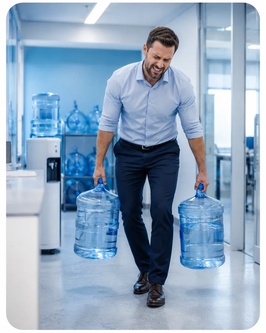 No Heavy Bottle Lifting