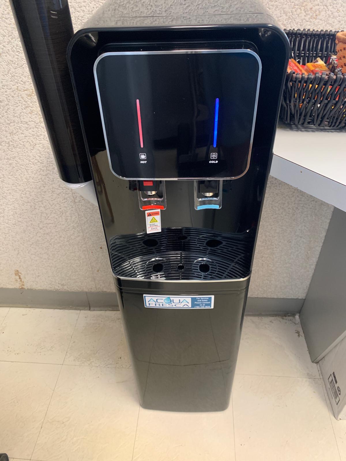 Bottleless water cooler installation 2